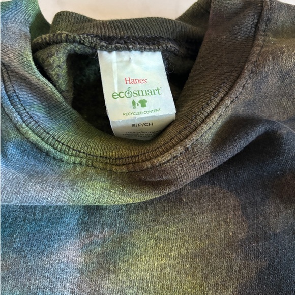 Women’s Tie Dye Crewneck Sweatshirt - Picture 3 of 3